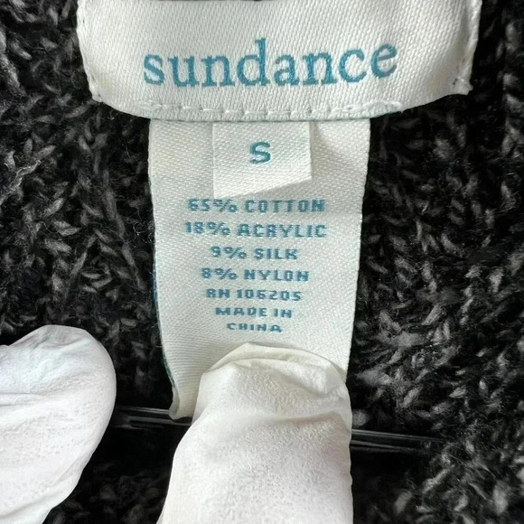 Sundance S Womens Cowl Neck Ribbed Dimensions Sweater Knit Cotton Silk Blend - Picture 11 of 16